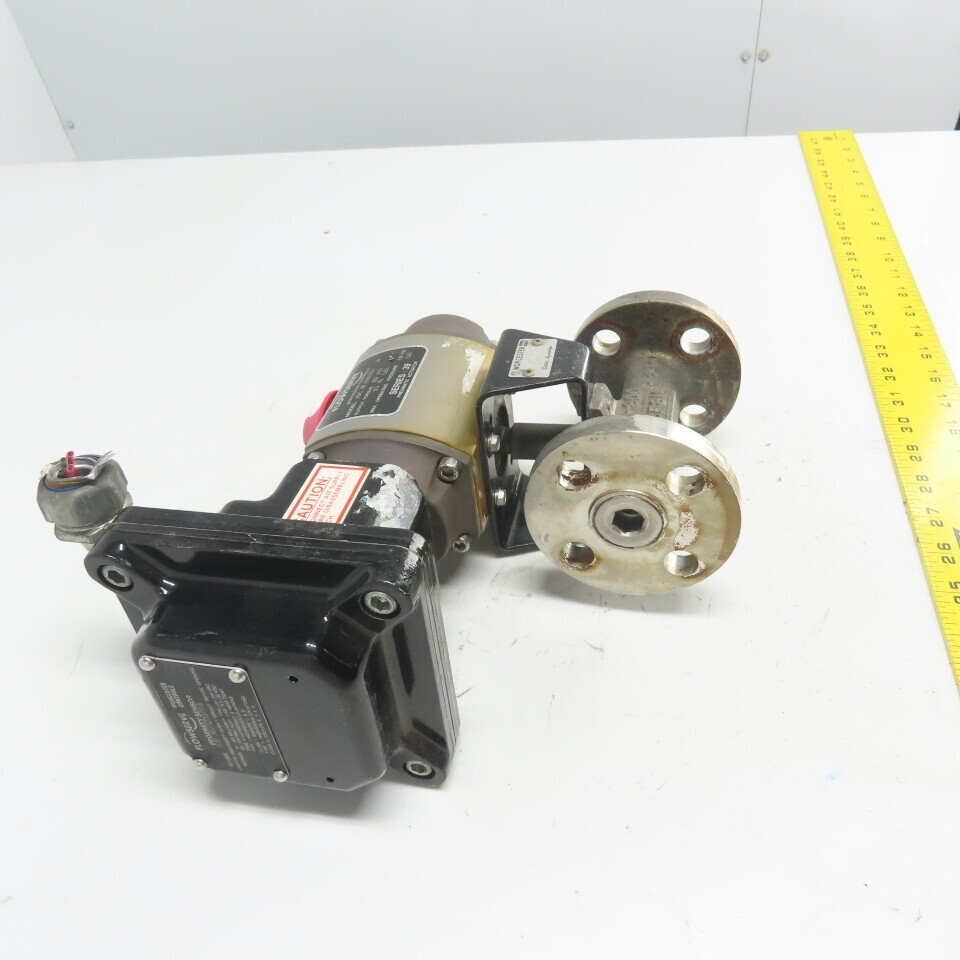 Flowserve 10E39SXZ1120A Ball Valve Pneumatic Actuator 120PSI 96IN LBS W/ Sensor