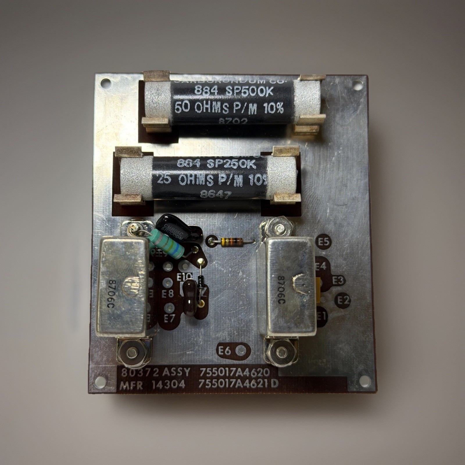 Radio System Circuit Board 80372 ASSY 755017A4620 w/ 2 HI-G RELAYS Mil Surplus!