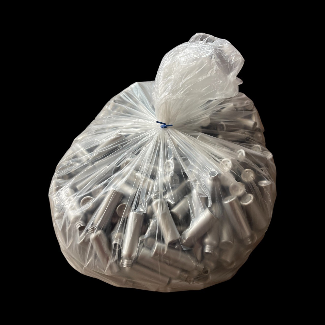 500 Pack – 2 oz Silver PET Cosmo Round Bottles Empty Travel Size TSA Compliant