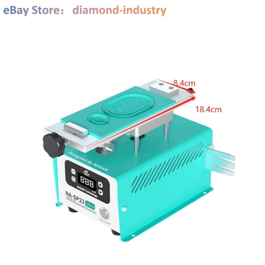 A110v 350W Phone LCD Screen Heating Separator 7 Inches Flat Curved Screen Rotary