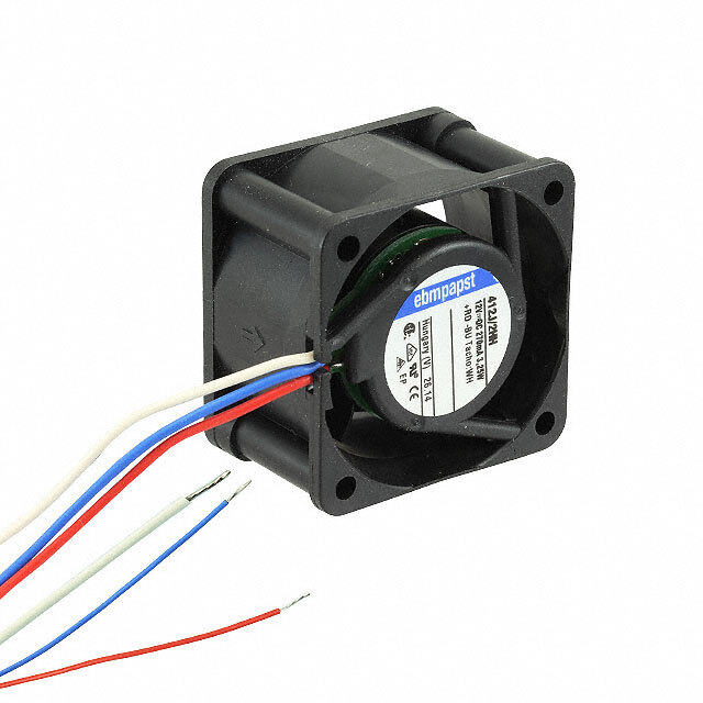 ebm-papst 412/2H-048 Fan – Axial – 12VDC – 40x40x20mm – 7.06 CFM – 1.2W – 700…