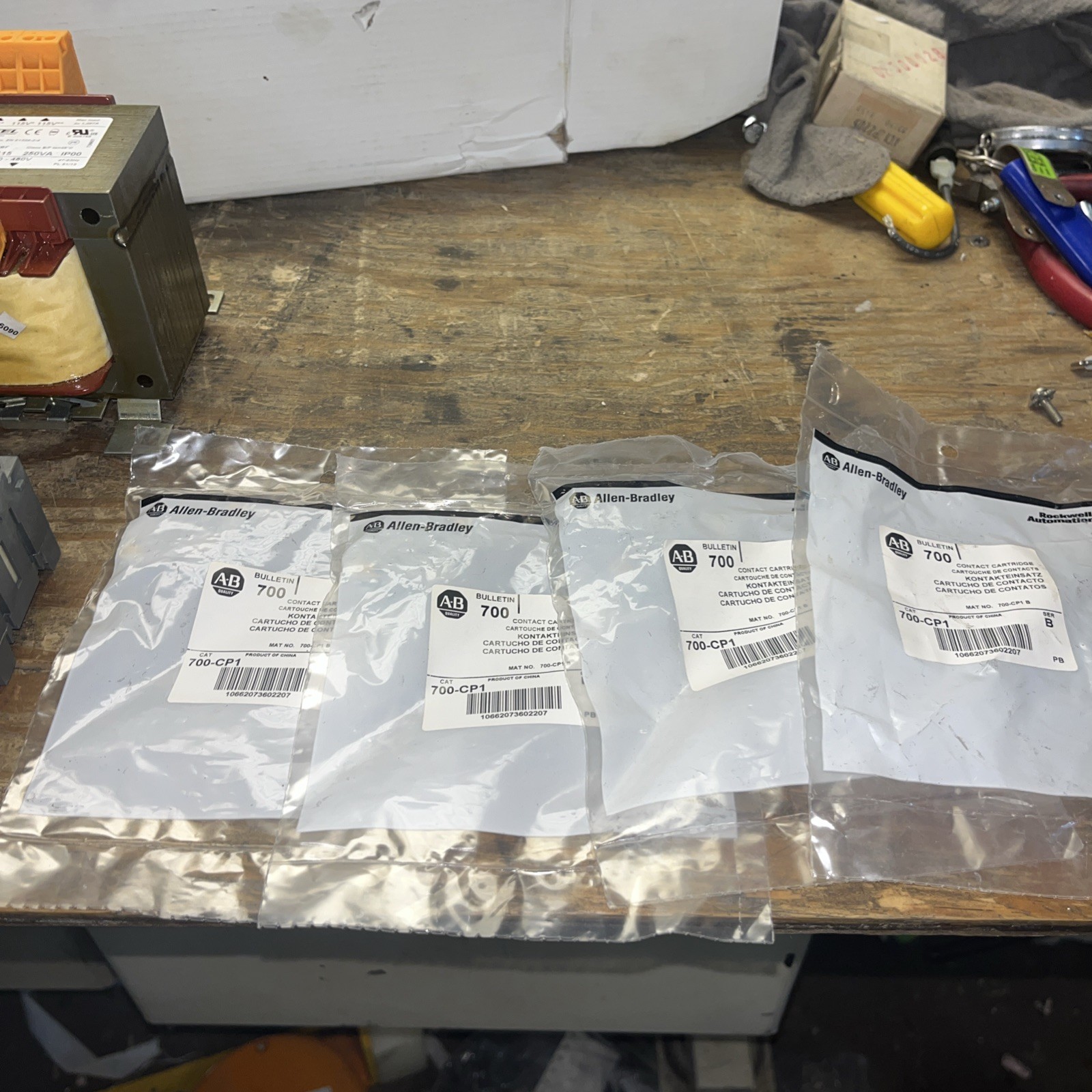 Lot Of 4-Allen Bradley #700-CP1, HEHI-2715