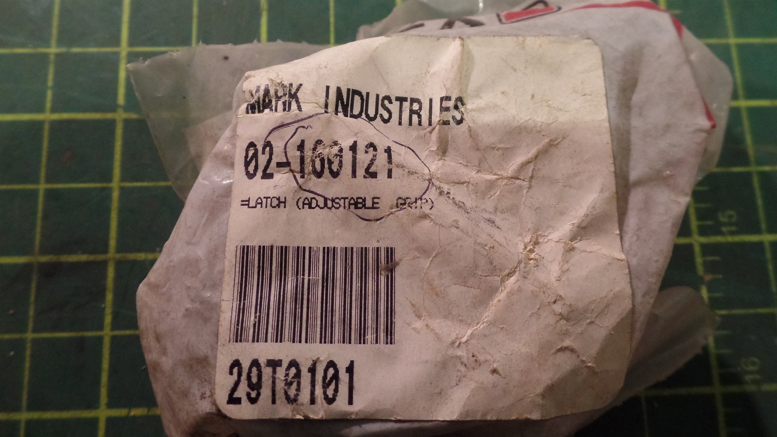 TEREX AERIAL OEM ADJUSTABLE GRIP LATCH ASSEMBLY 02-160121, 160121, 29TO101 N.O.S
