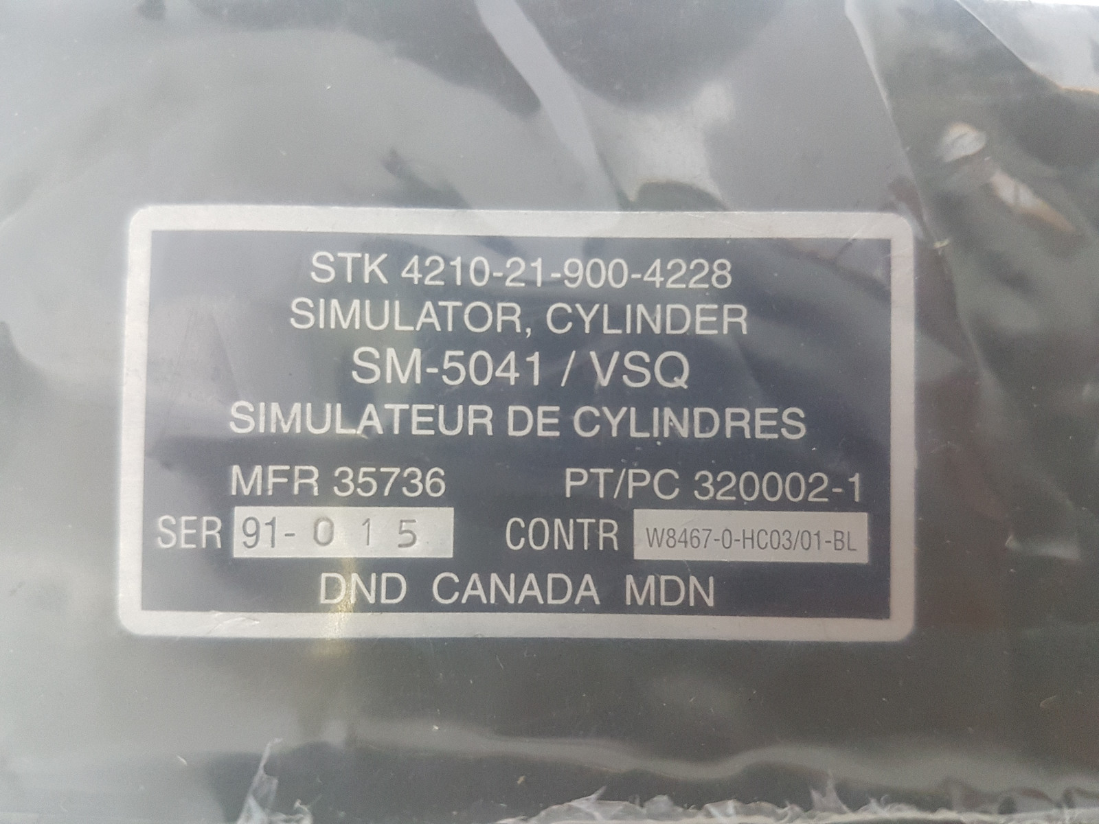 4210-21-900-4228 SIMULATOR CYLINDER SM-5041 320002-1