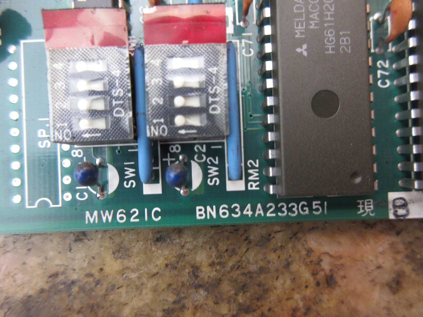 WARRANTY: MITSUBISHI CIRCUIT BOARD MW621C BN634A233G51