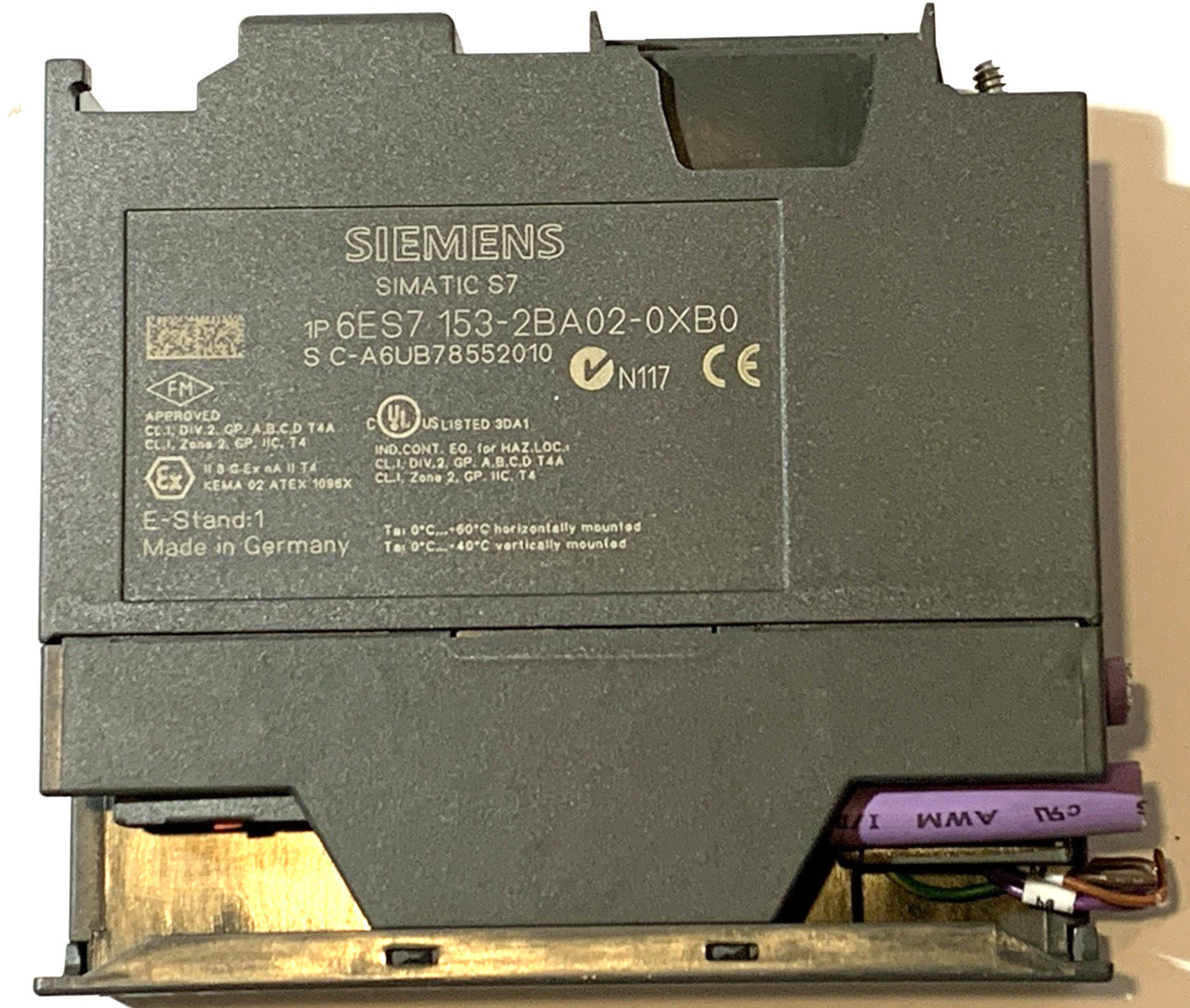 SIEMENS SIMATIC S7 INTERFACE MODULE ET200M/LINK IM 153-2 6ES7 153-2BA02-0XB0