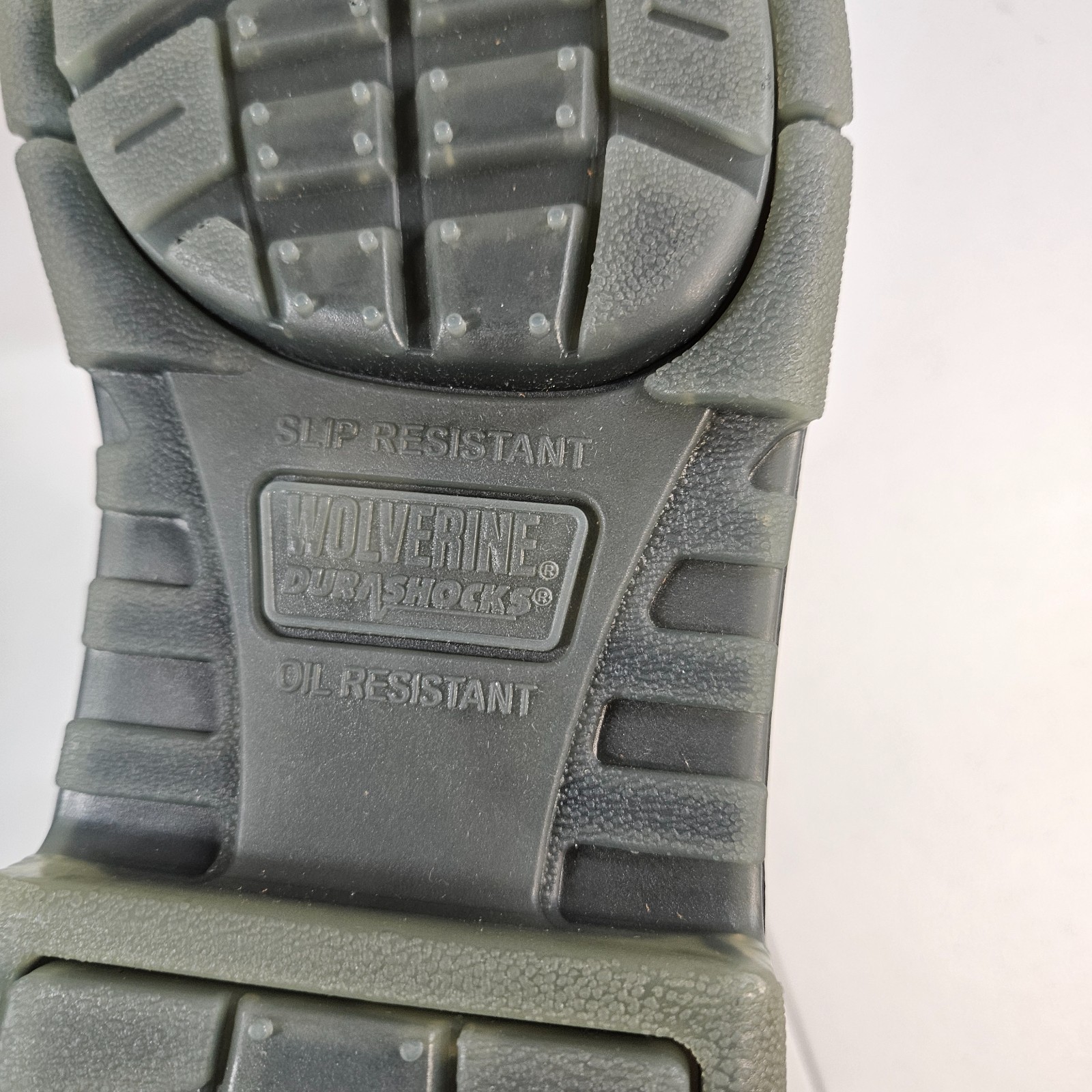 Wolverine Men’s Steel Toe W03258 DuraShocks Wellington Stone 10 M New