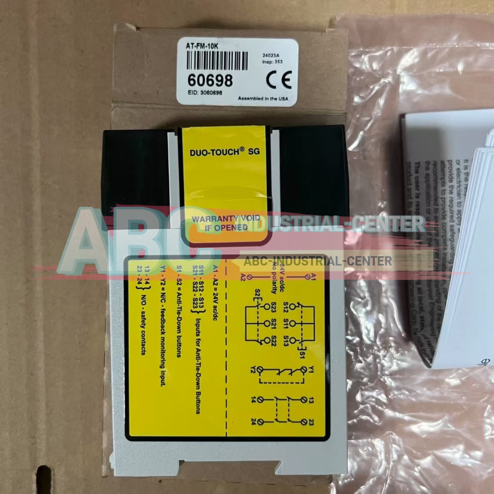 1PCS New BANNER AT-FM-10K Safety Relay#