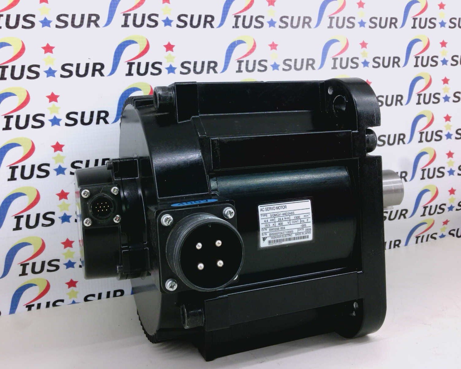 USSP Yaskawa SGMGV-44D3A6S AC Servo Motor 4.4KW 400V SGMGV44D3A6S