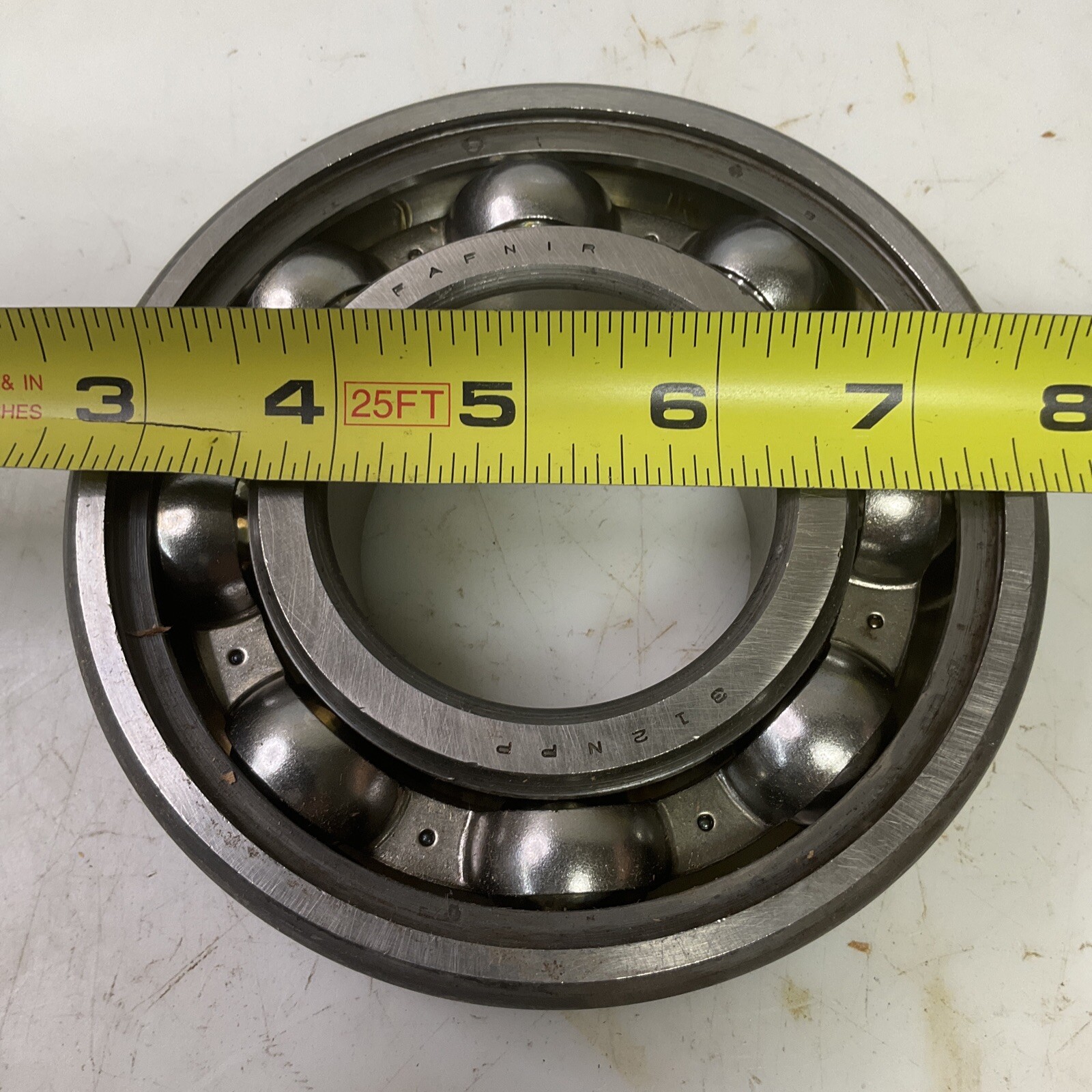 Fafnir Deep Groove Ball Bearing Round 60mm ID 130mm OD 1.22” Width 312K