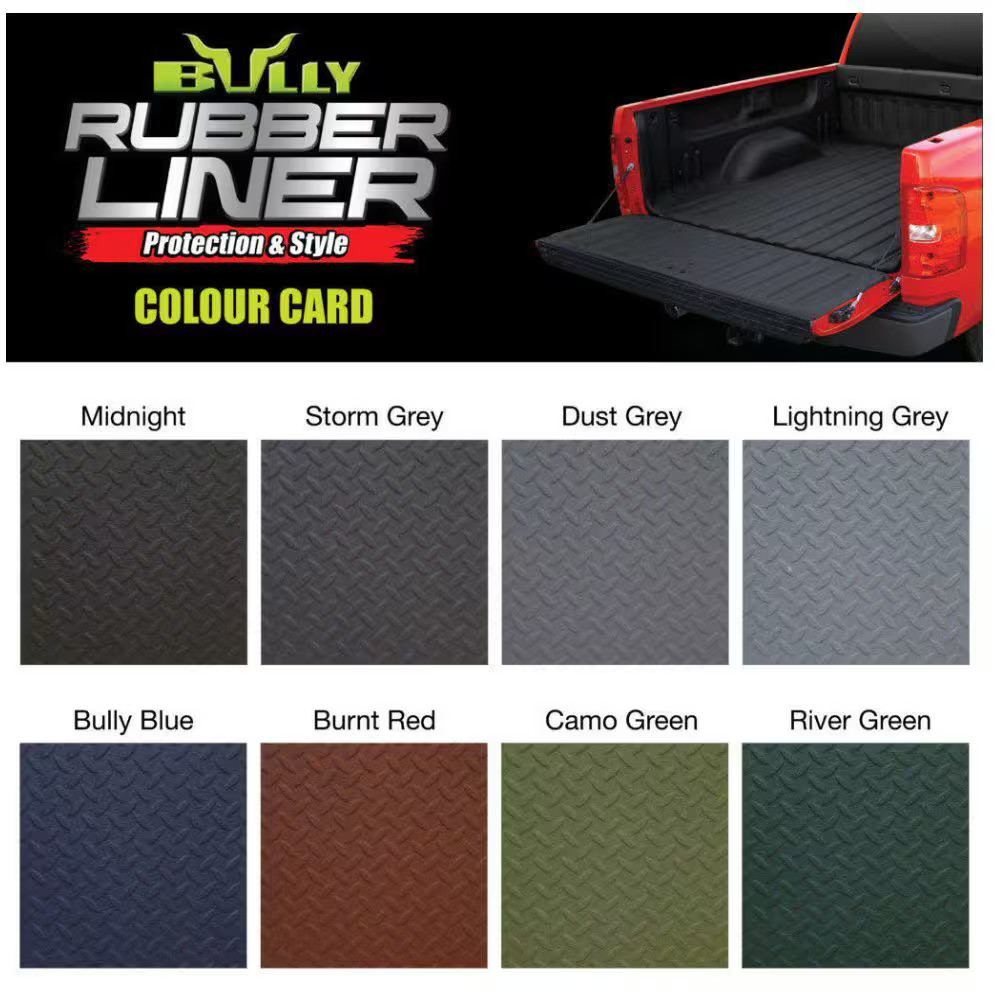 Environmentally Friendly Water Based Rubber Truck Bed Liner in Midnight (4-Box)
