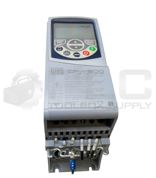 WEG CFW500A06P1T4NB20G2 FREQUENCY INVERTER 380-480VAC 7.4A 50/60HZ 15573823