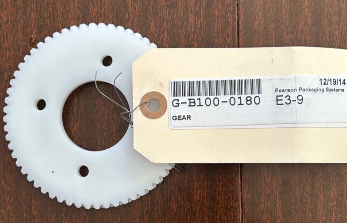 Pearson Packaging Systems Sprocket #G-B100-0180, NEW