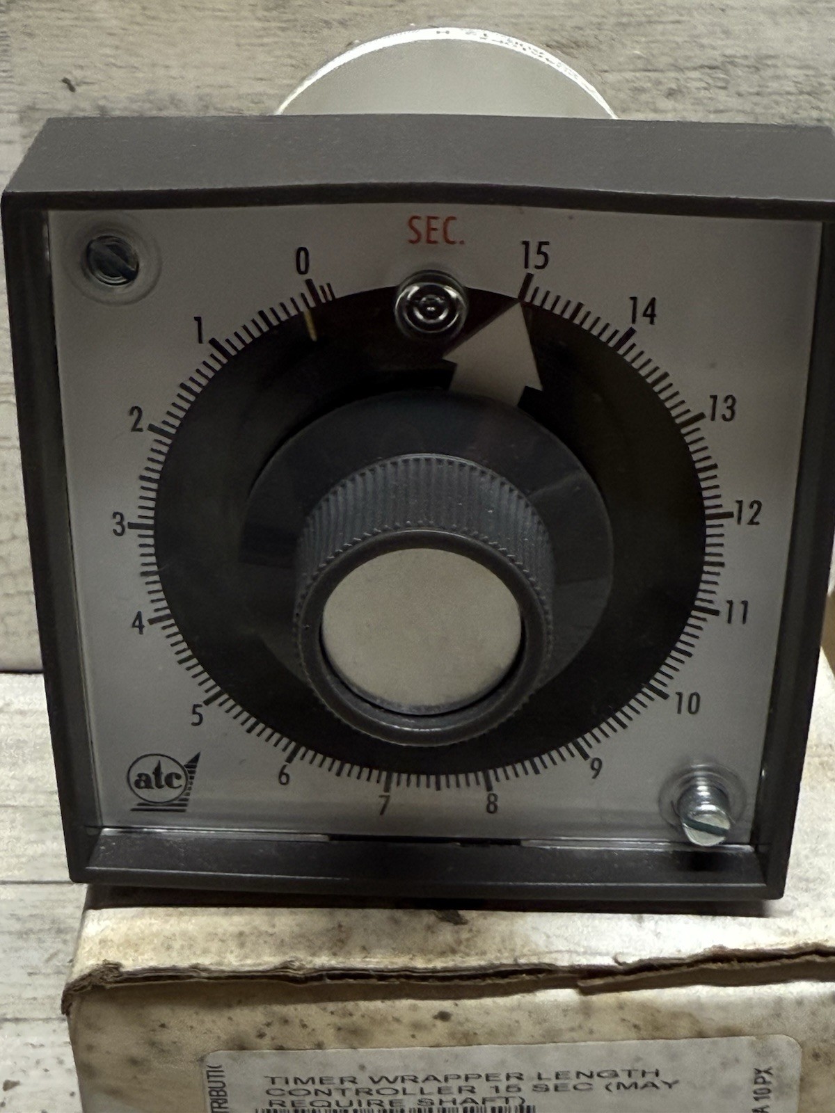 ATC 0-15 SEC TIME DEALY RELAY 3-0305E004A10PX New Defects