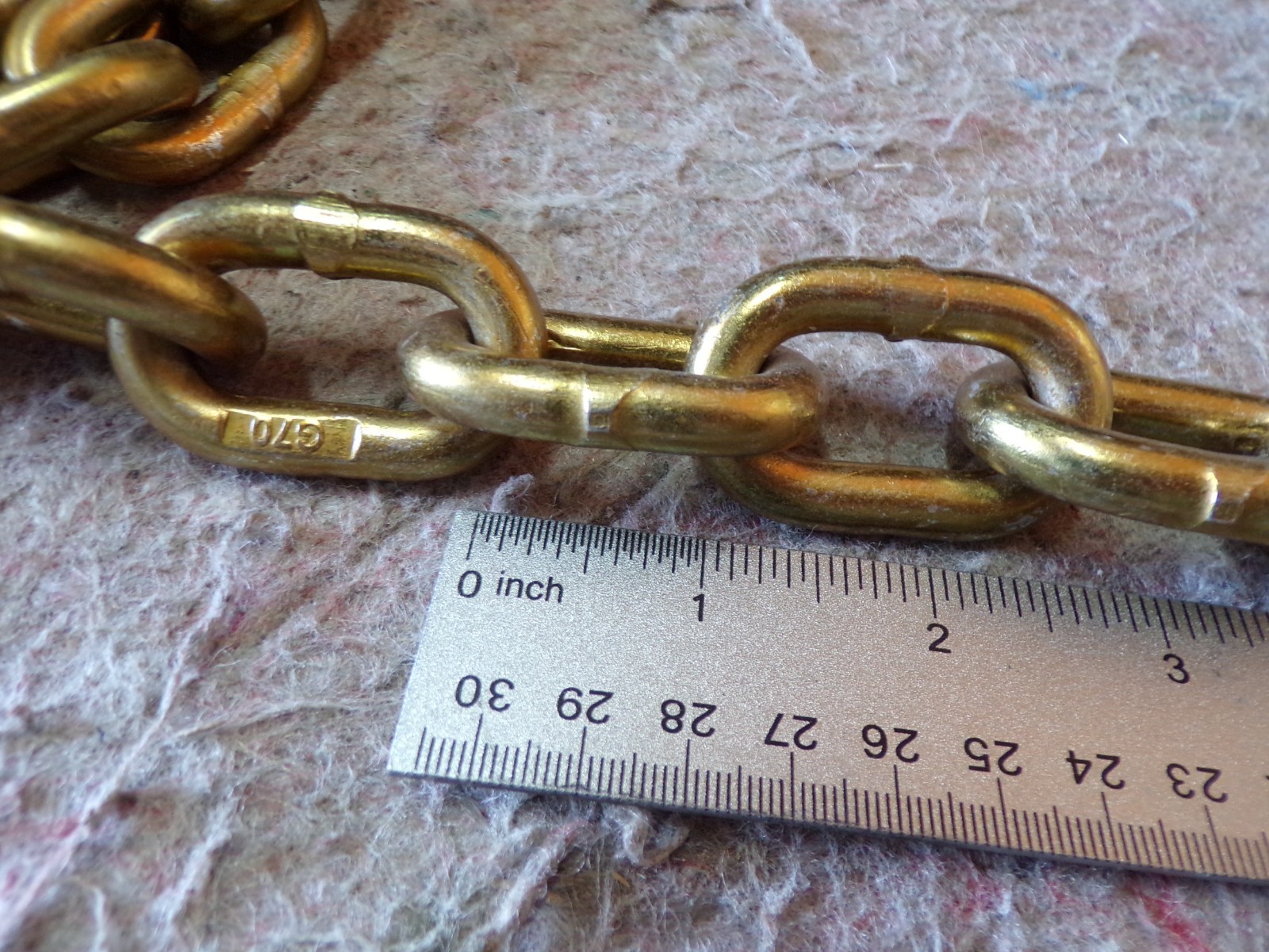 30′ Binder Chain Tow Chain Tie Down Flatbed Truck Trailer with hook ends @hS