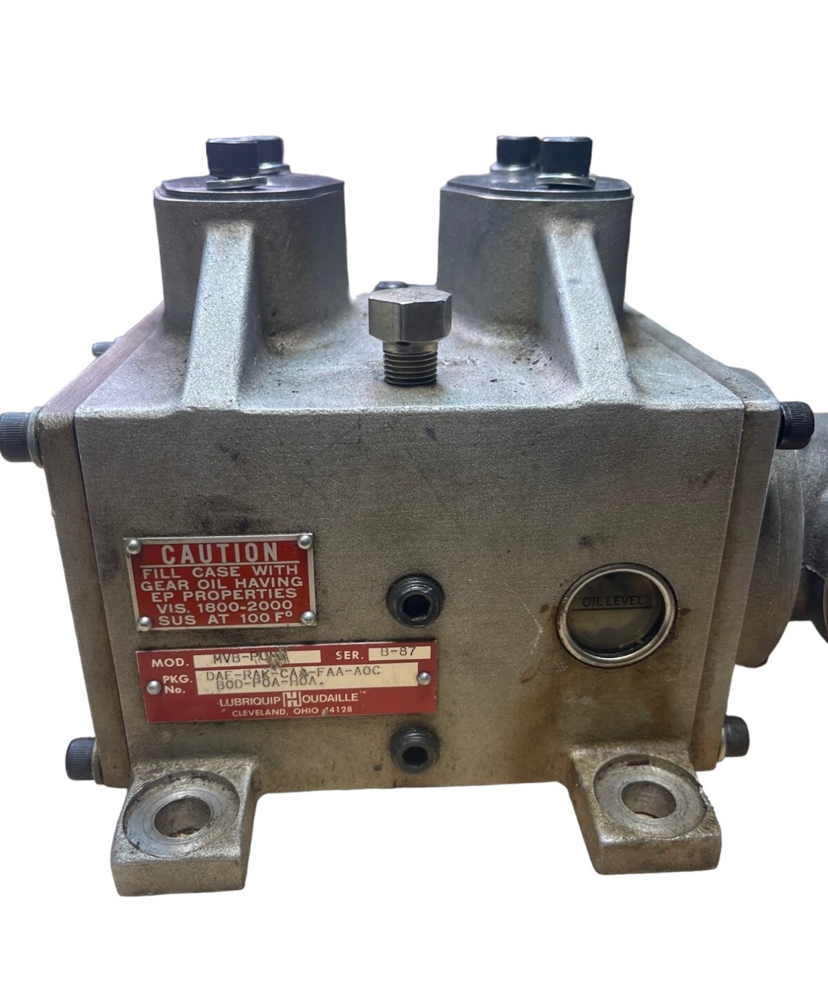 Trabon Lubriquip MVB-PUMP, DAE-RAK-CAA-FAA-AOC-BOD-POA-HOA **SALE**
