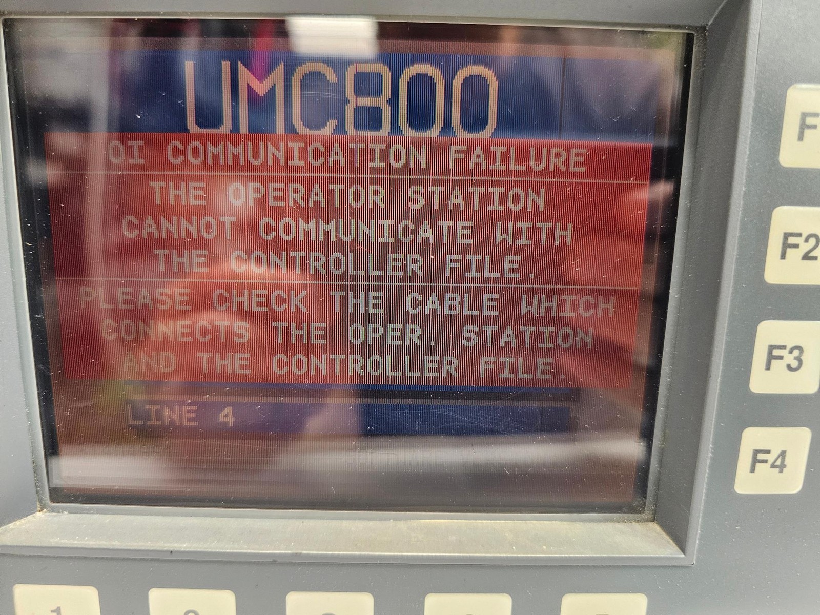 Honeywell UMC800 operator interface for parts or repair