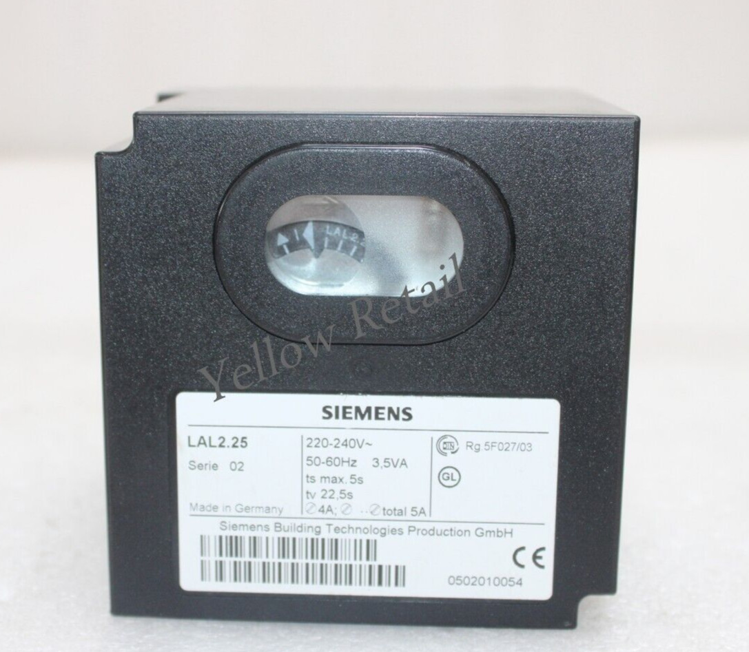 SIEMENS LAL2.25 OIL BURNER CONTROLLER 220-240V 50/60Hz LAL225