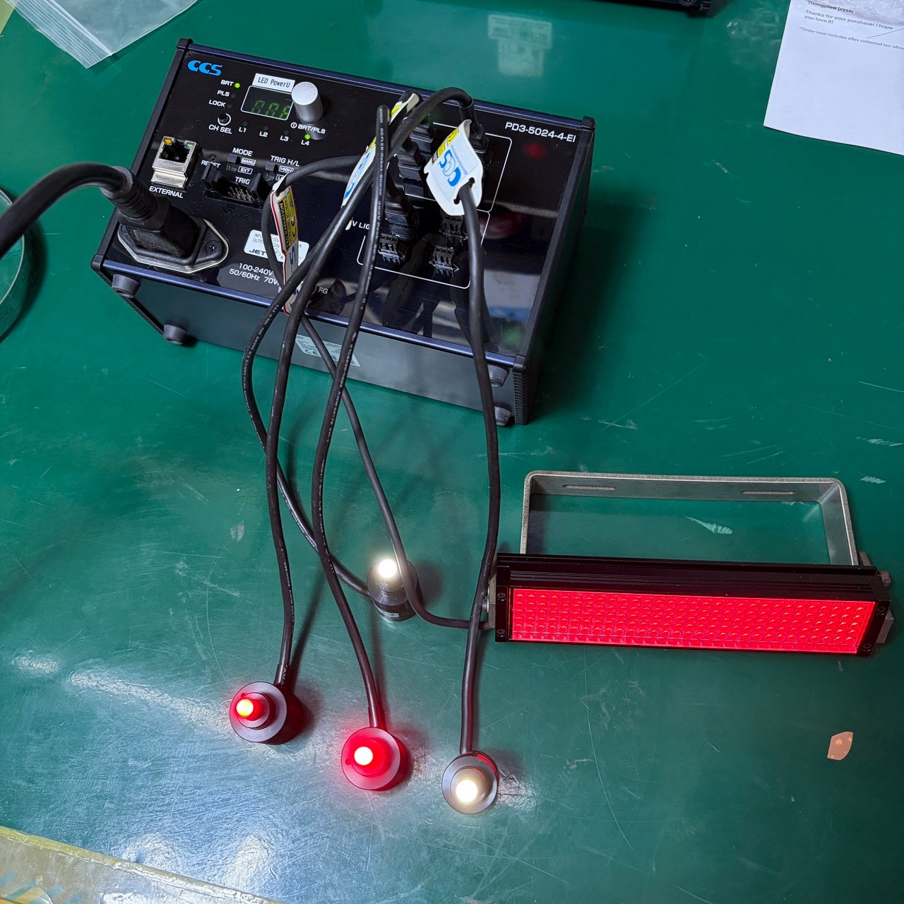 CCS PD3-5024-4-EI Control Unit MISSING LAMP as in photos, sn:9464, Tested, DHL