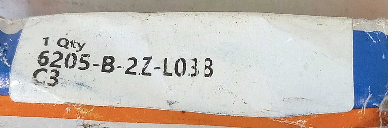 1 NEW KBC 6205-B-2Z-L038 C3 RADIAL DEEP GROOVE BALL BEARING NIB ***MAKE OFFER***
