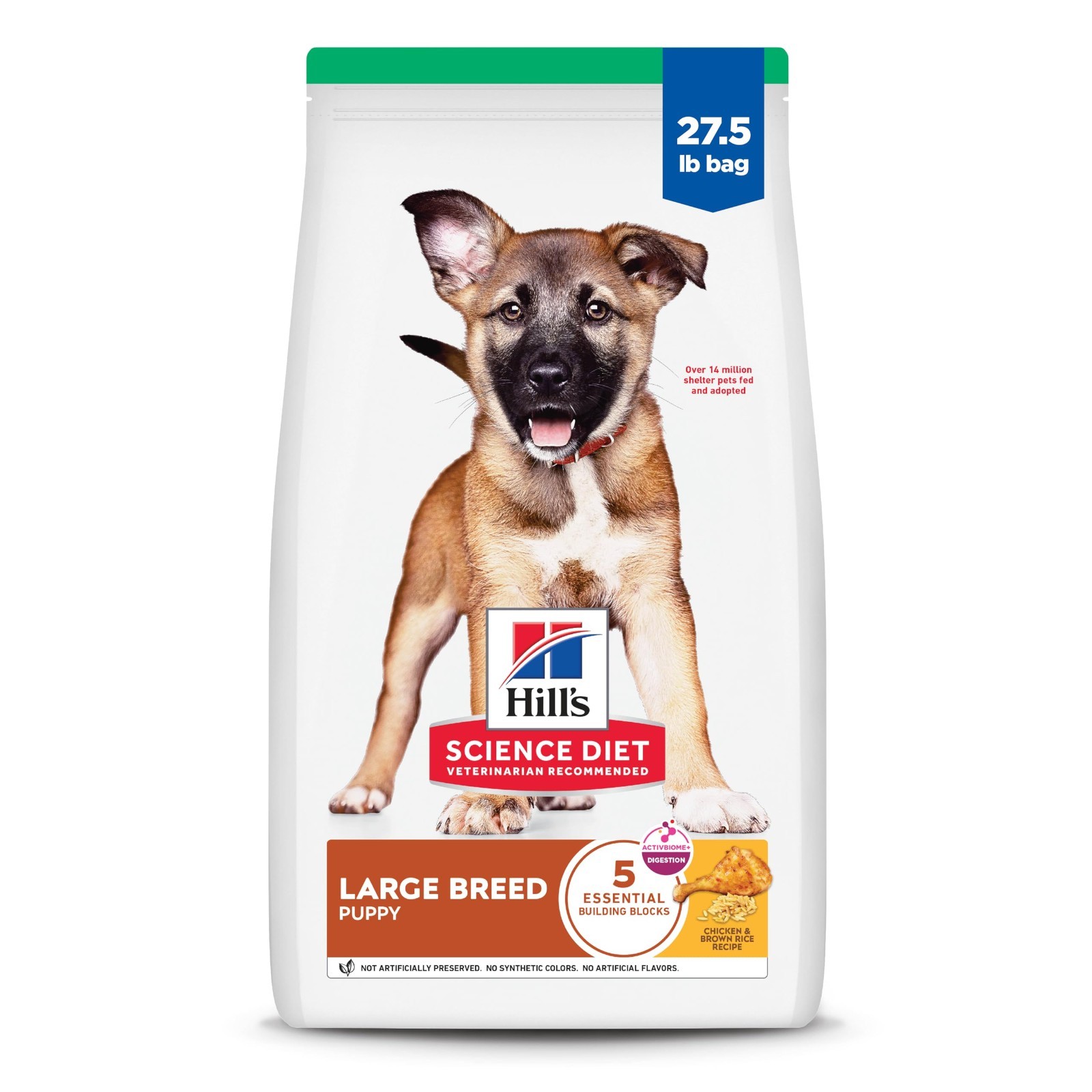 Hill’s Science Diet Puppy Large Breed Dry Dog Food, Chicken & Brown Rice, 27.5lb