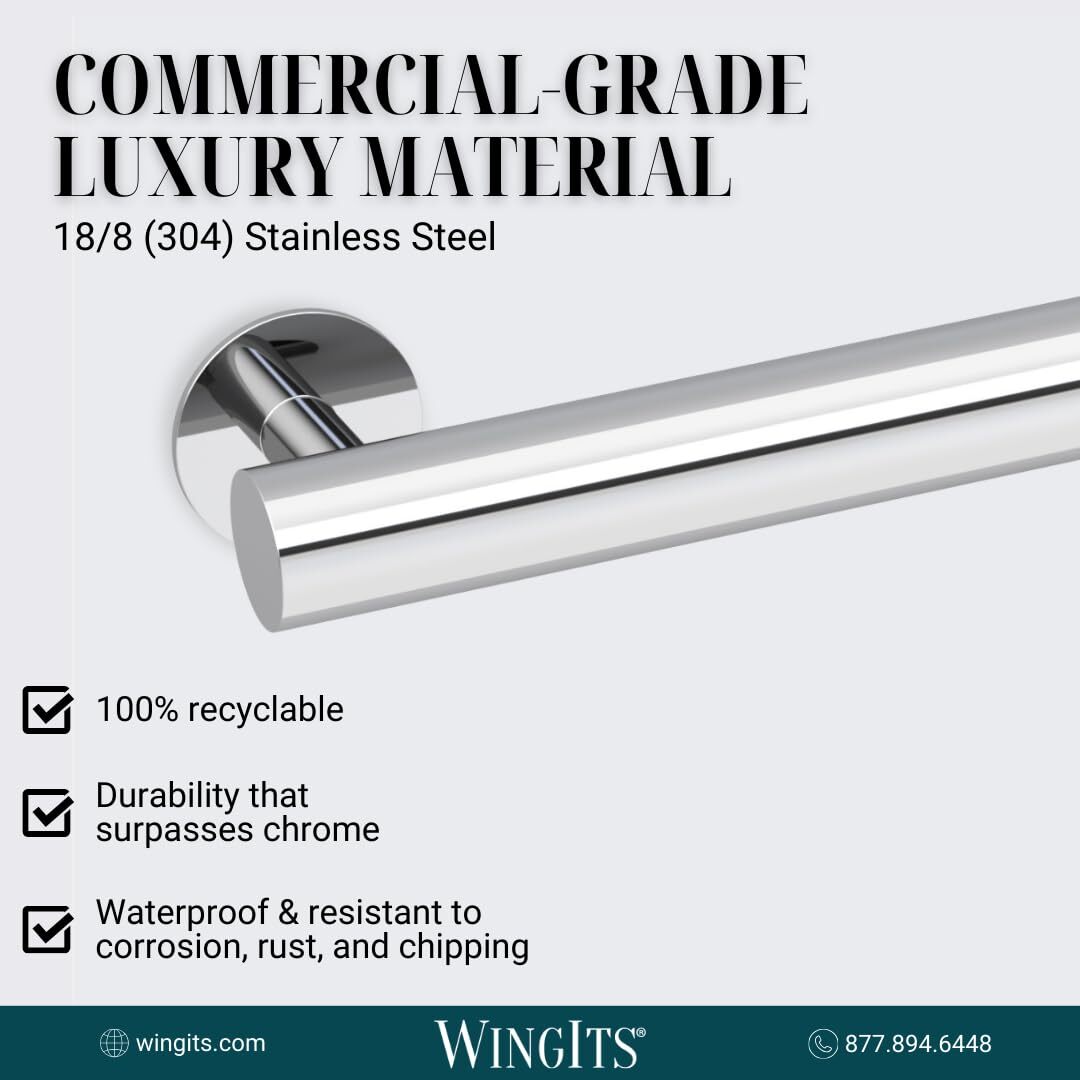 Modern Elegance Grab Bar 1.25 in OD X 42 in