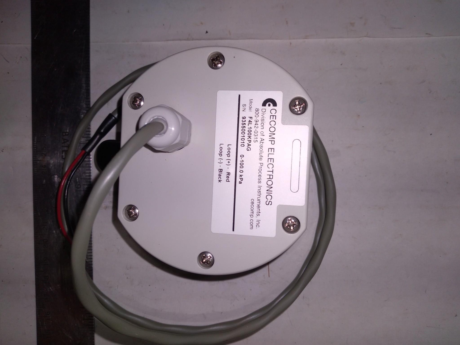 CECOMP ELECTRONICS F4L100KPAG 0-100.0KPA