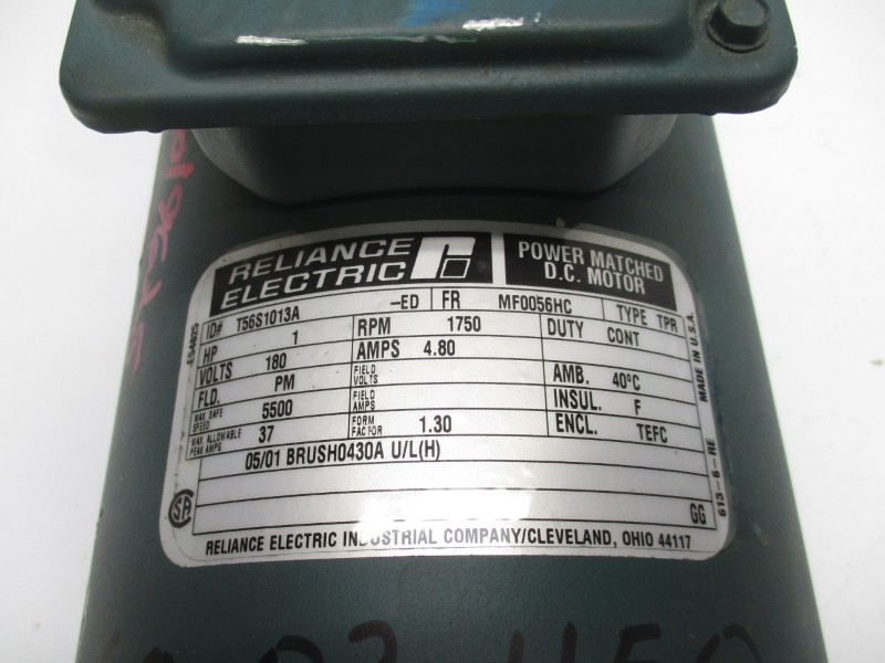 RELIANCE ELECTRIC T56S1013A 180V 4.80A UNMP