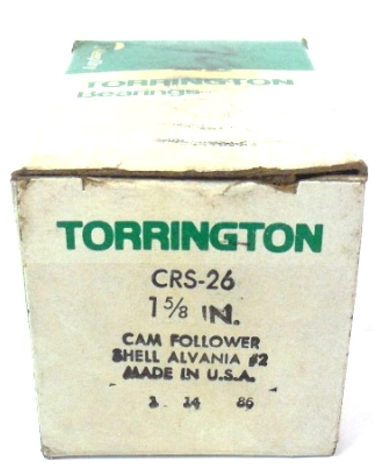 TORRINGTON BEARINGS, CAM FOLLOWER, CRS-26, 1 5/8″, #2 NIB