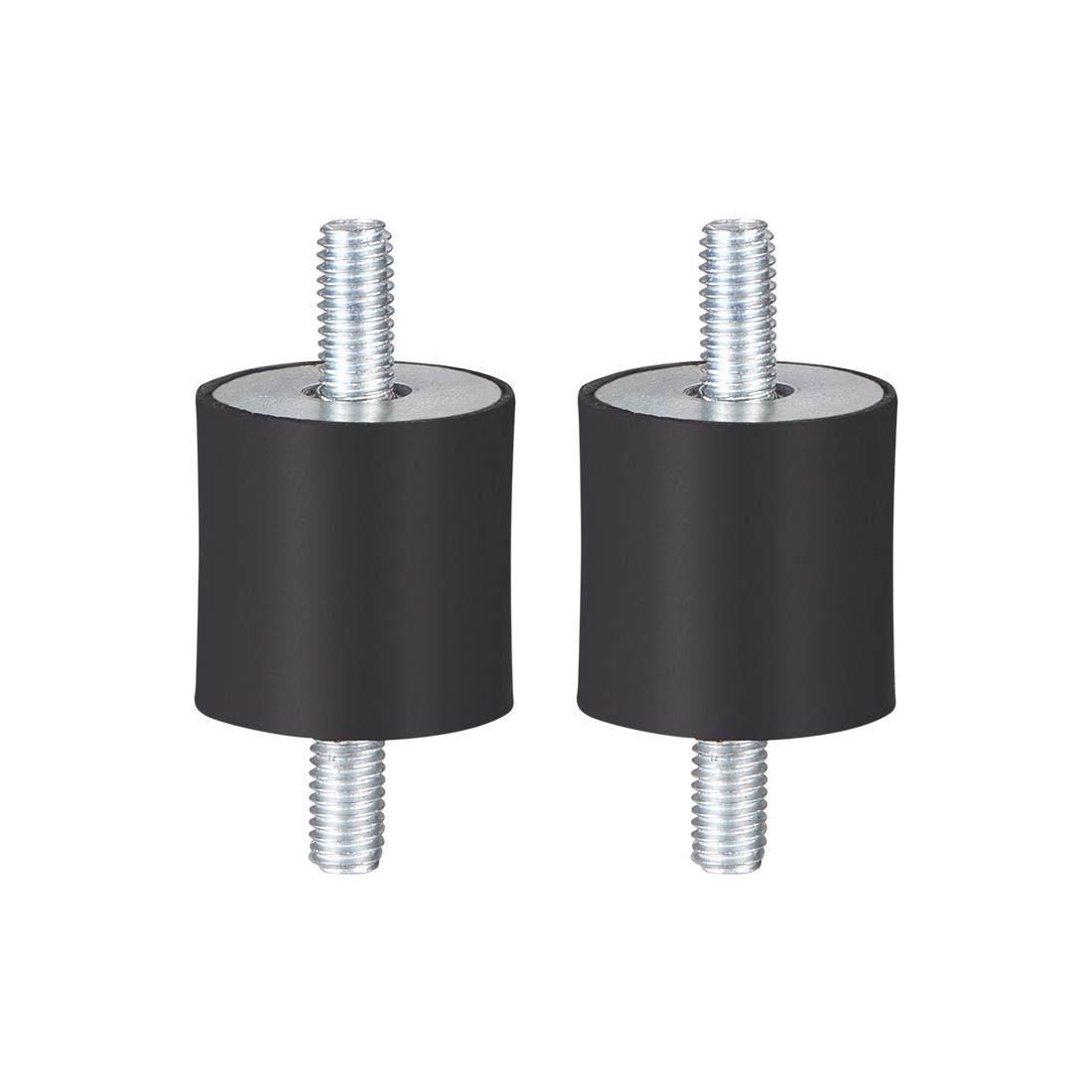 D20 x H20 Rubber Vibration Isolator Mounts Shock Absorber w M5 x11mm Studs 2pcs