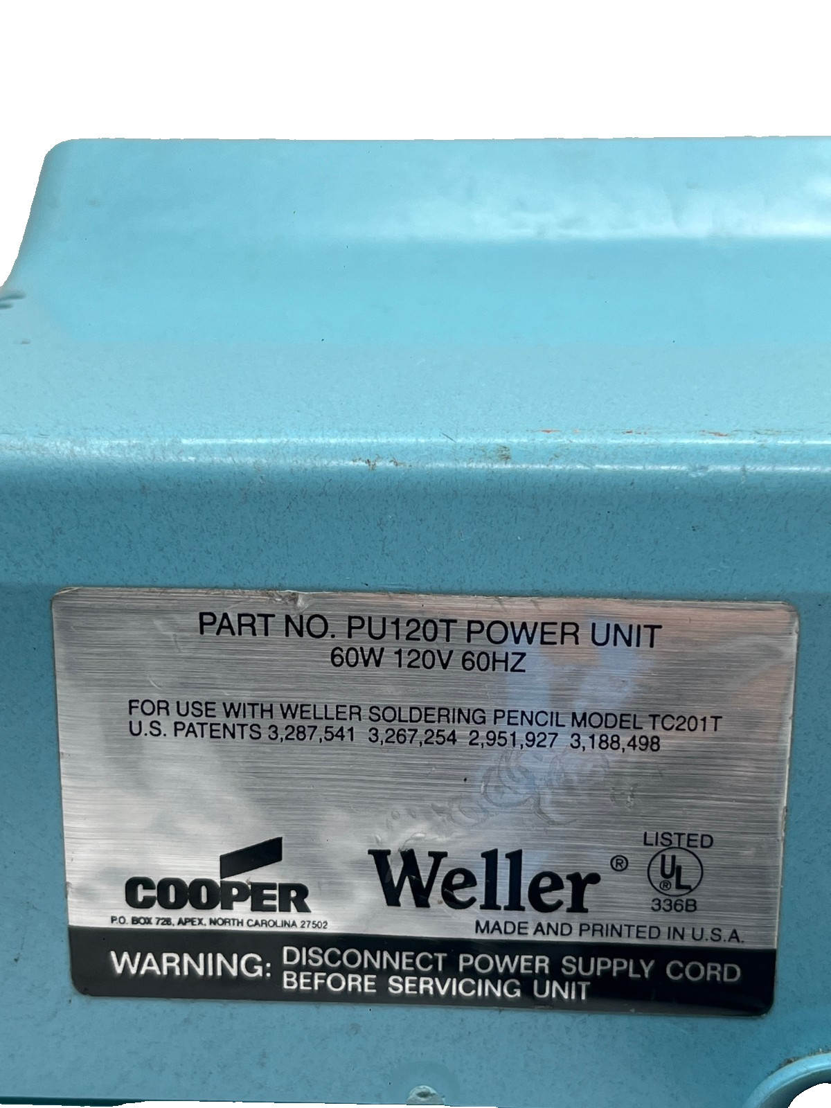Weller Soldering Station Power Unit ( Station Only/ Works )