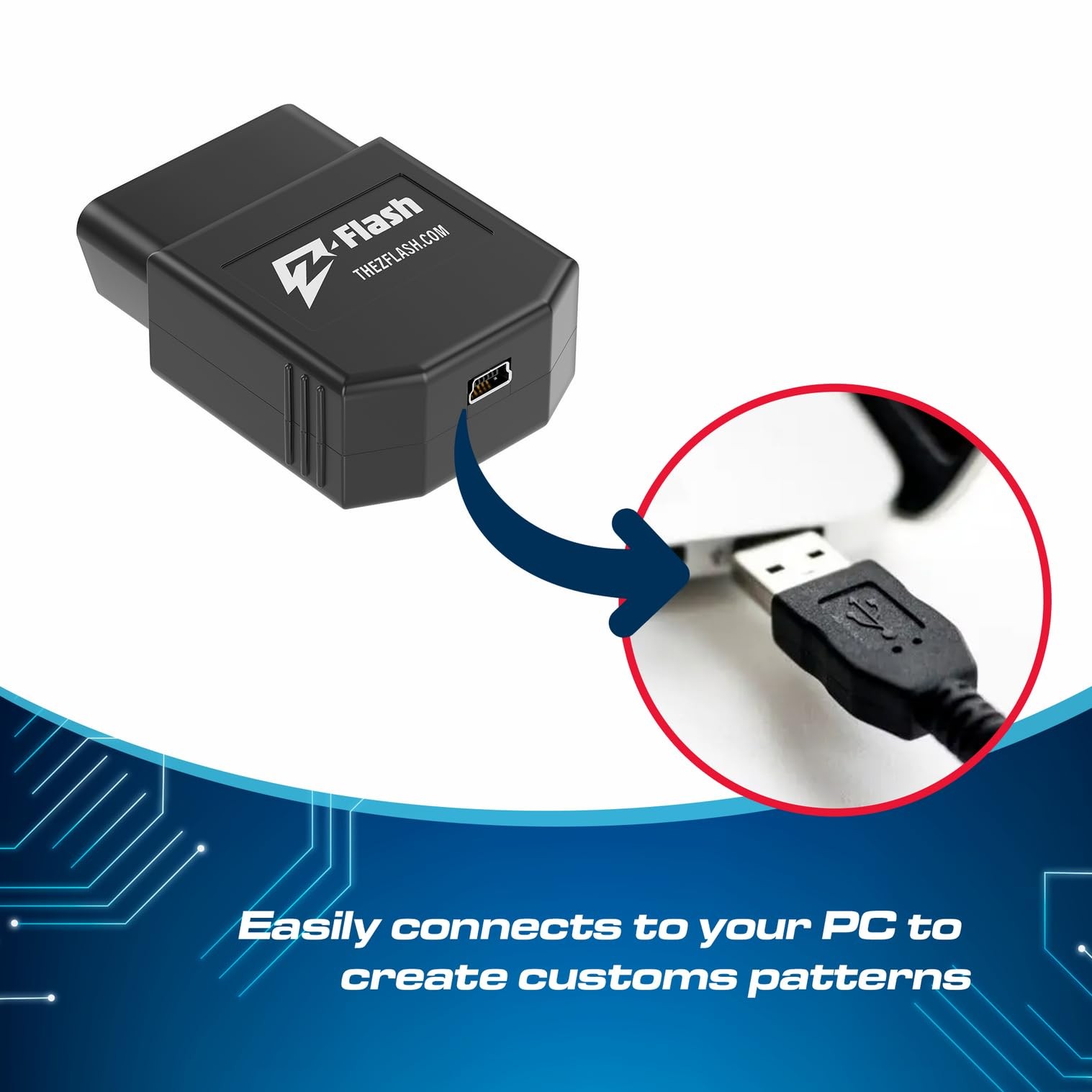OBD2 Vehicle Flasher for Ford F-Series, Explorer, Mustang, Easy Installation