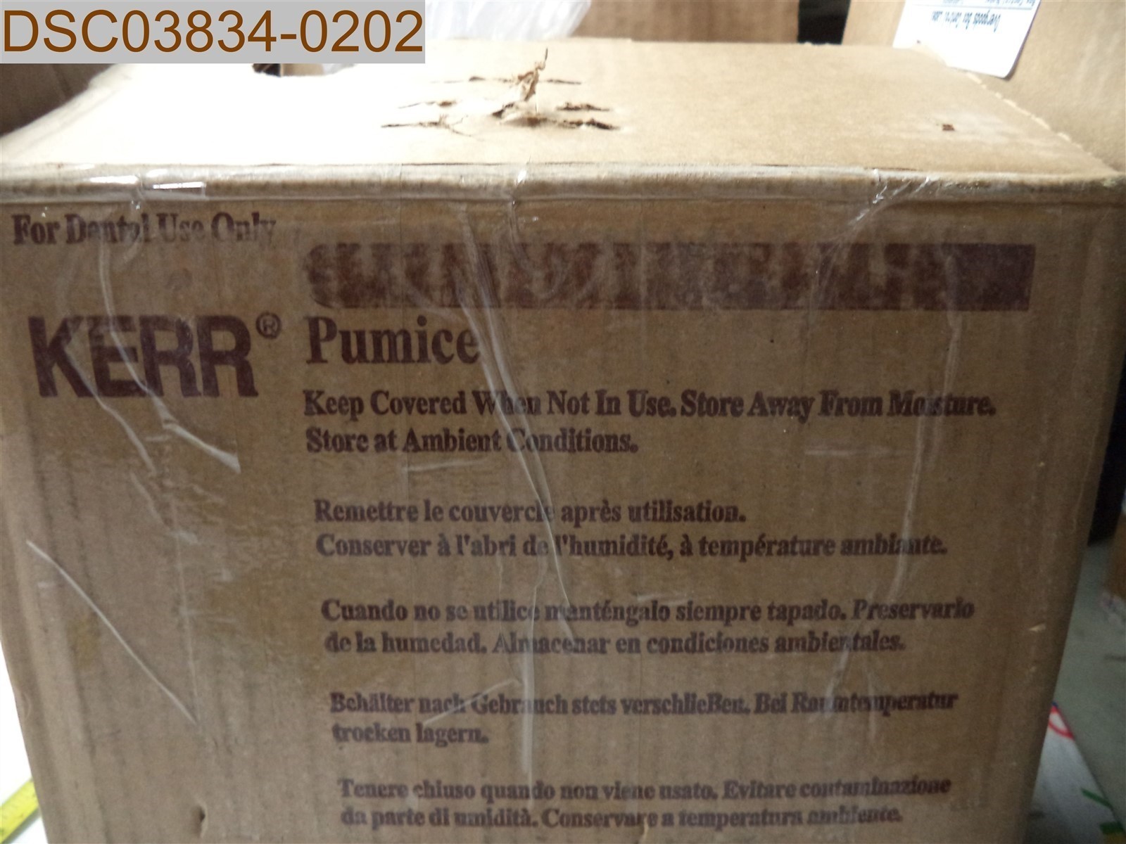 QTY = 25lbs: KERR Pumice #1 Coarse, 22260, 2207190100D672-A0/, +H290222602/