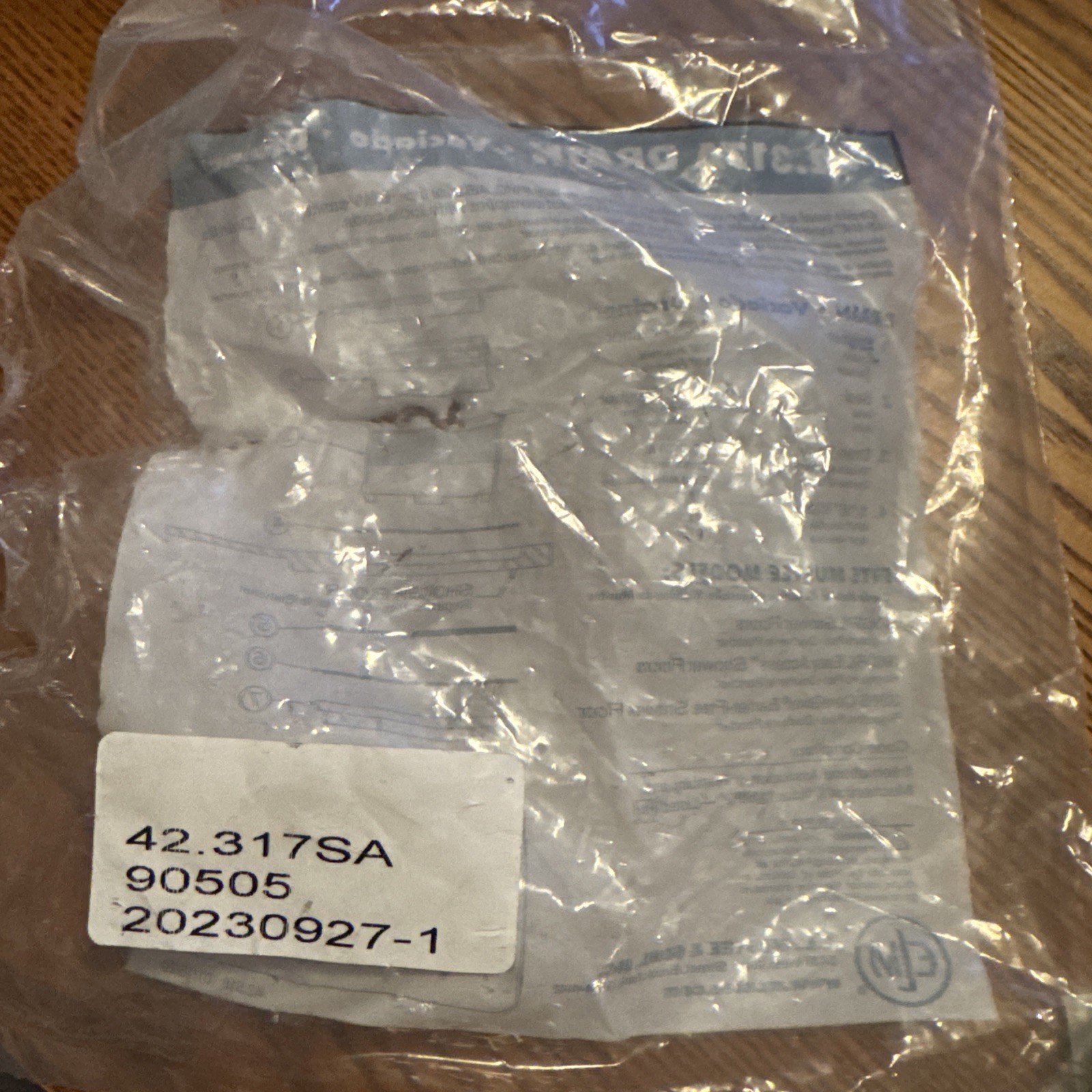 Mustee 42.317A Drain Assembly, White Two Available 1 New Open Bag 1 New Unopened
