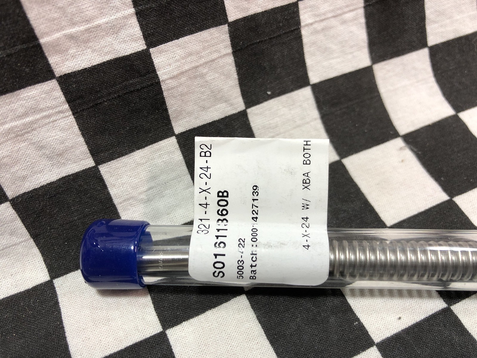 LOT OF 5 SWAGELOK Flexible Tubing 1/4″ X 24″ LG, 321-4-X-24-B2, SHIPSAMEDAY