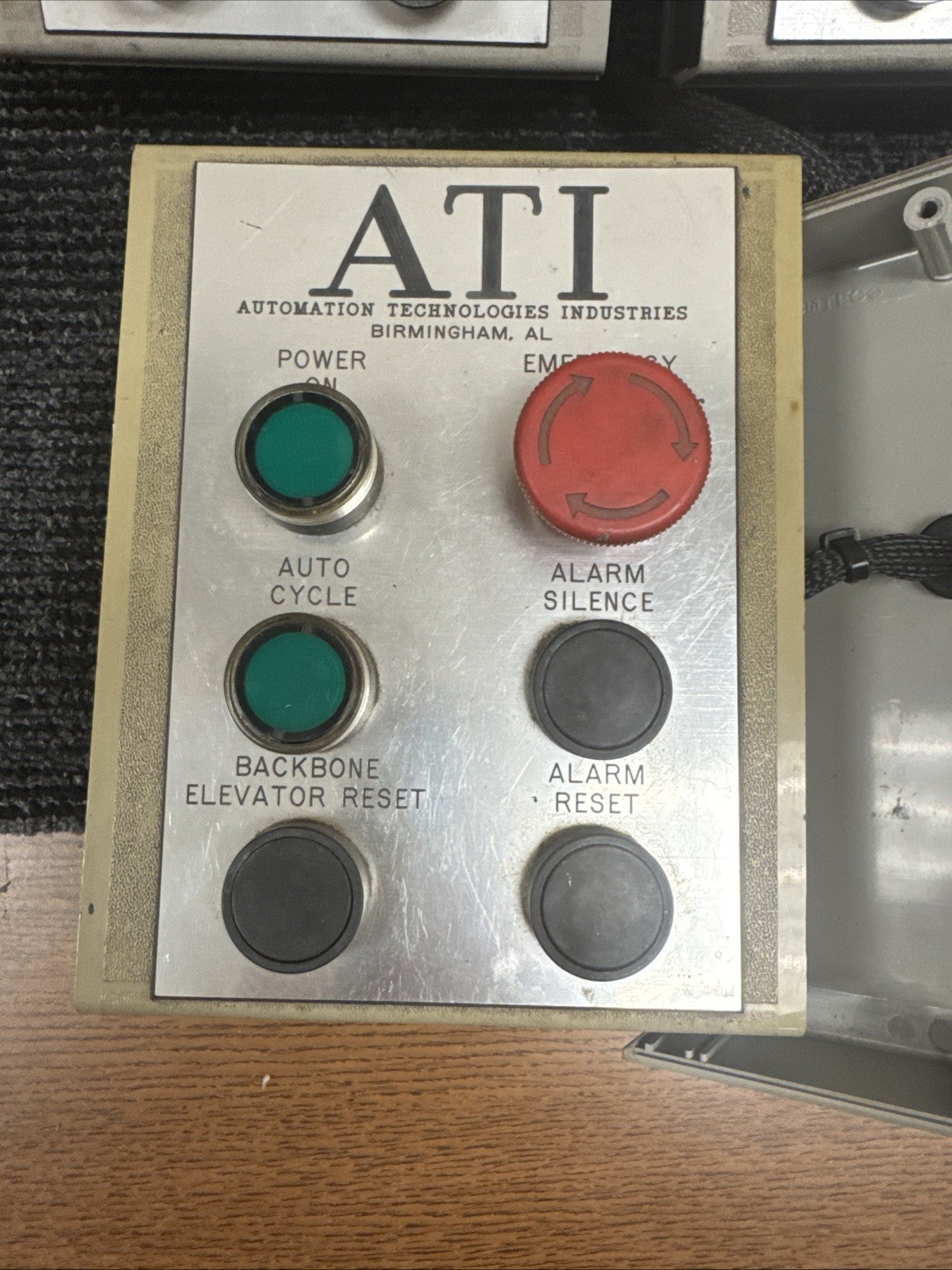 Industrial Control Panel Push Button station w/Emergency Stop (item # 225)