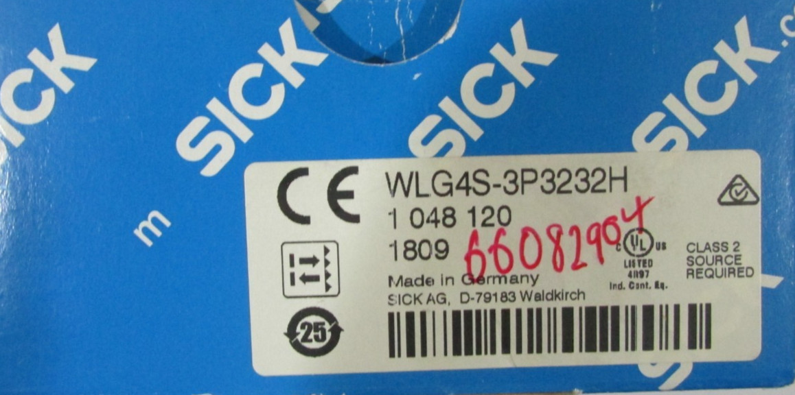 Sick WLG45-3P3232H Photoelectric Sensor