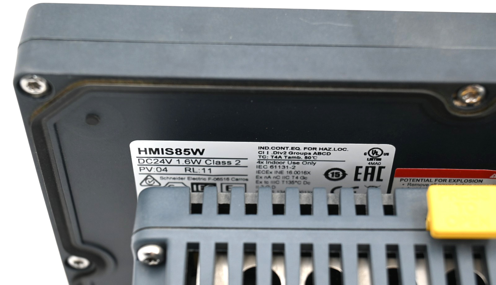 SCHNEIDER ELECTRIC HMIS85W PCSPHMISTU855WX TOUCHSCREEN INTERFACE/TOUCH PANEL