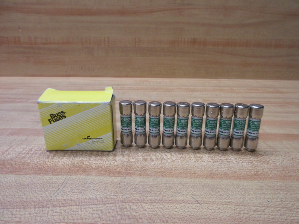 Buss FNQ-R-3-1/2 Bussmann Fuse Cross Ref 1CT97 (Pack of 10)
