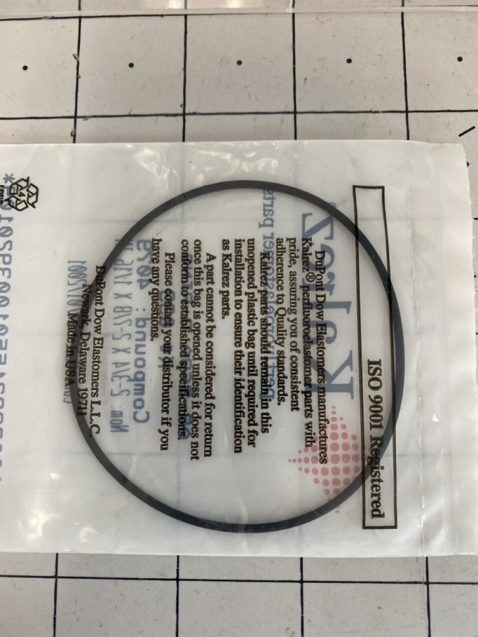 Kalrez K# 039 O-Ring PN: AS-568A Tokyo Electron/TEL B2027-101896-1
