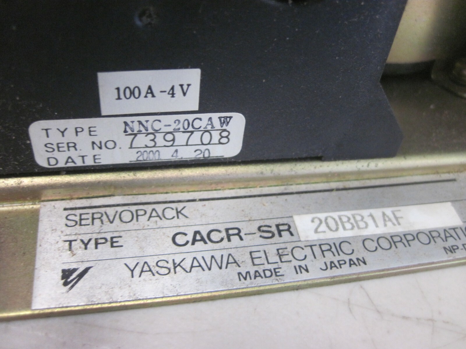 100% WARRANTY Yaskawa CACR-SR20BB1AF Servo Drive