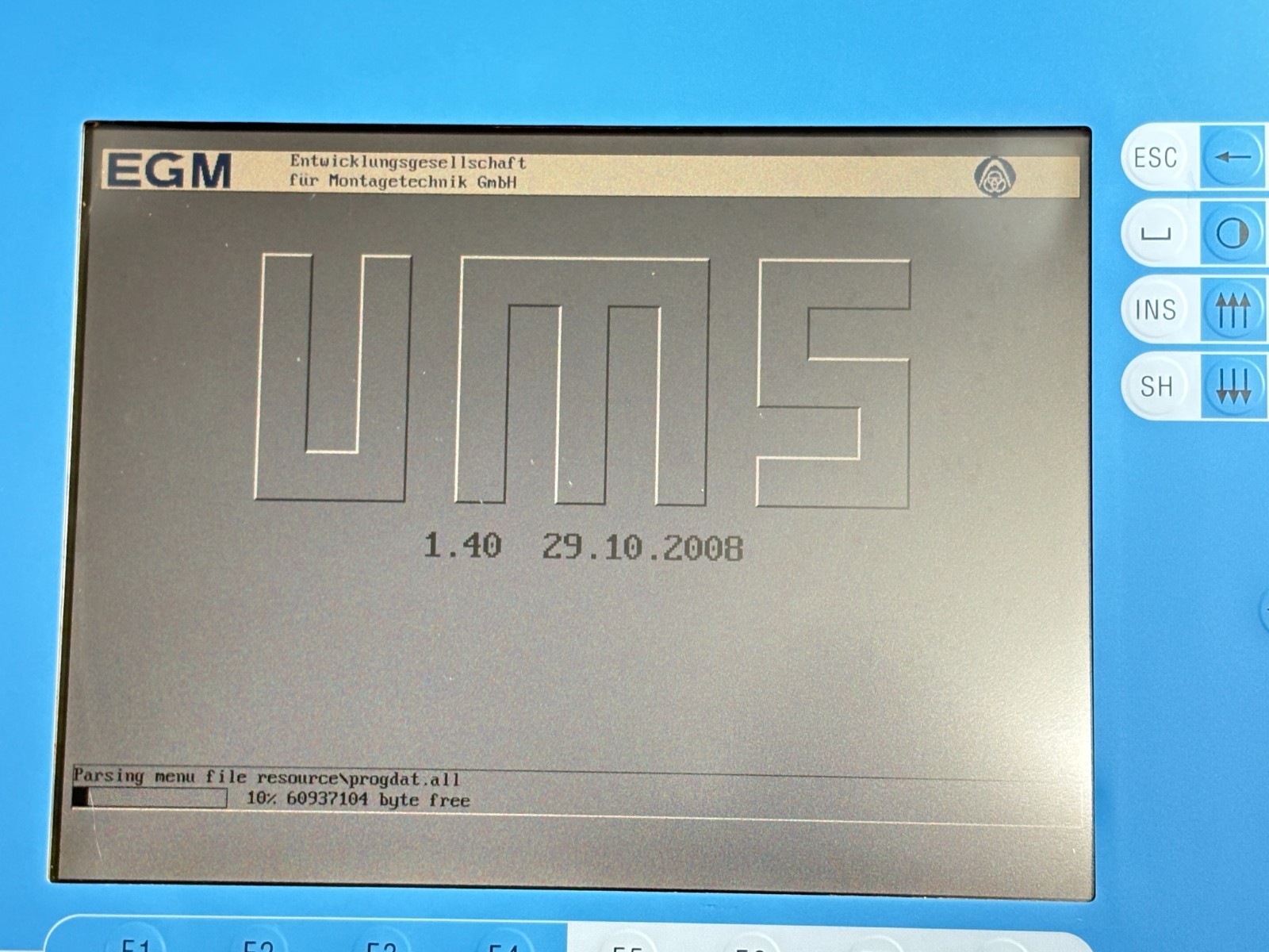 ThyssenKrupp EGM PME02i V.X4241.011.92.10 HMI Display Unit