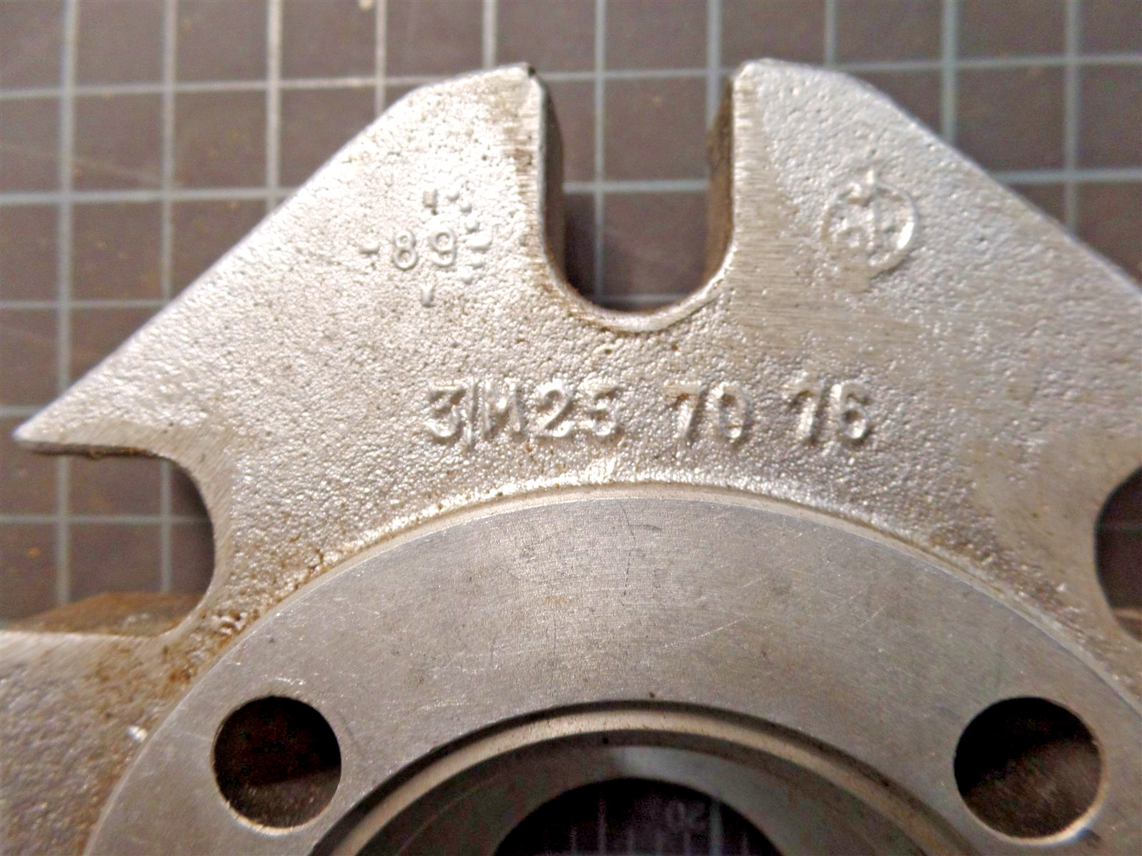 GENUINE TROJAN O&K 3/M25 70 76, 4 HOLE FLANGE, TEREX 10-846245400