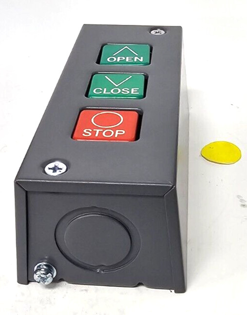 U.S. GEAR 3 BUTTON CONTROL STATION; OPEN/CLOSE/STOP; AC