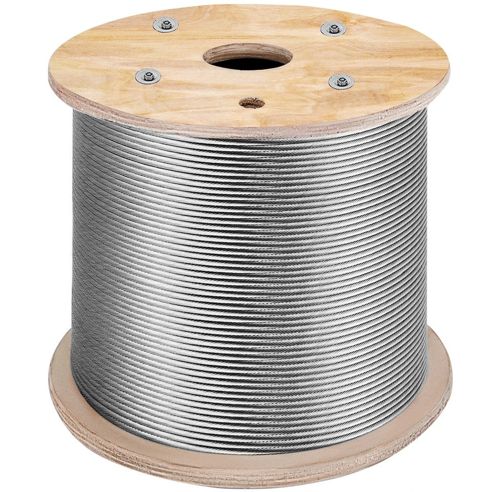 T316 Vevor Wire Cable 1000 Foot Roll 3/16″ New Unused