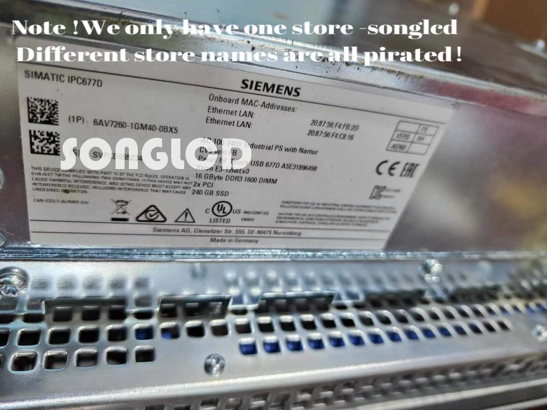 1PCS IPC677D 6AV7260-1GM40-0BX5 90days warranty via DHL or FedEx