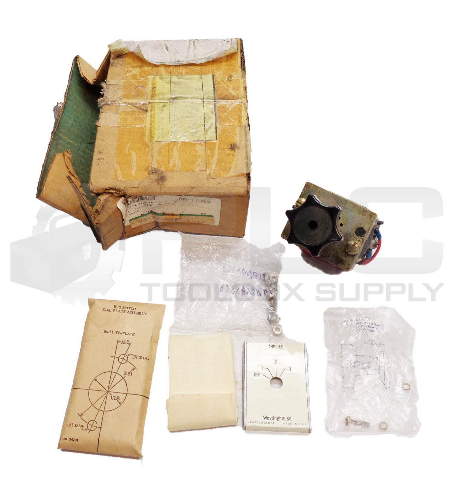 NEW WESTINGHOUSE 787A976G01 ROTARY SWITCH TYPE-W2 600V 20A 2CAM *READ*