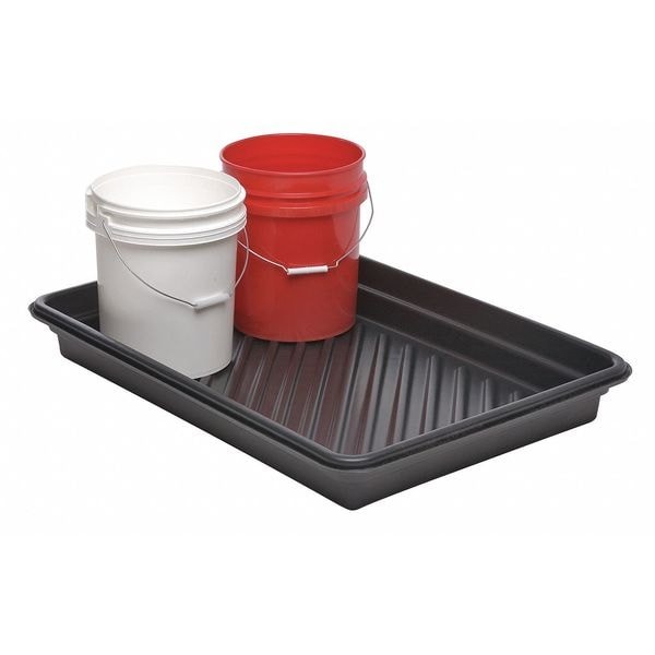 Ultratech 1034 Spill Tray, 18 Gallon Spill Capacity, Polyethylene, 36 In L X 24