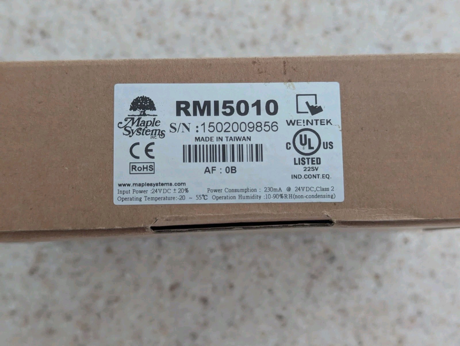 MAPLE SYSTEMS RMI5010