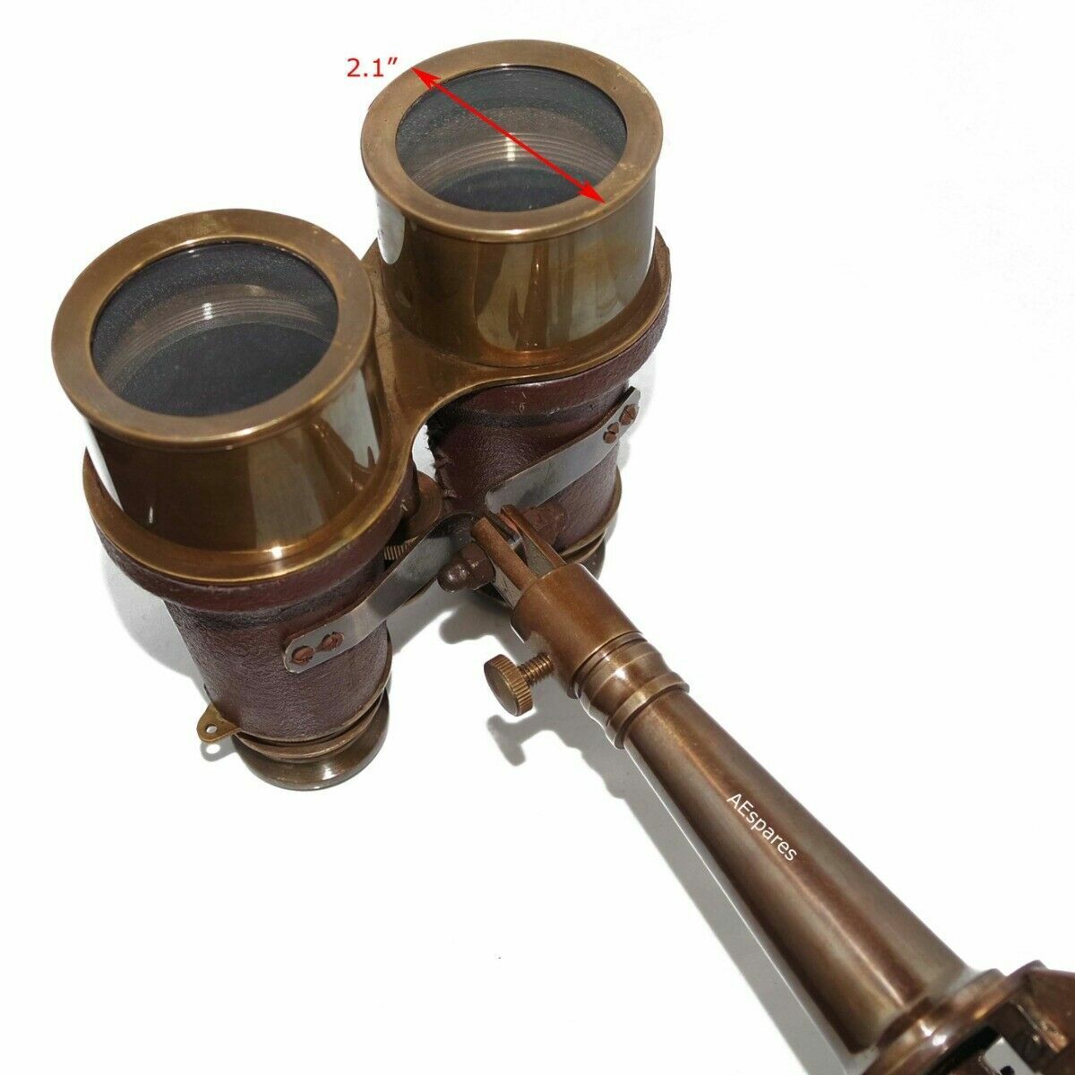 New 6 Inch Binoculars Telescope on Stand Nautical Collectible @US